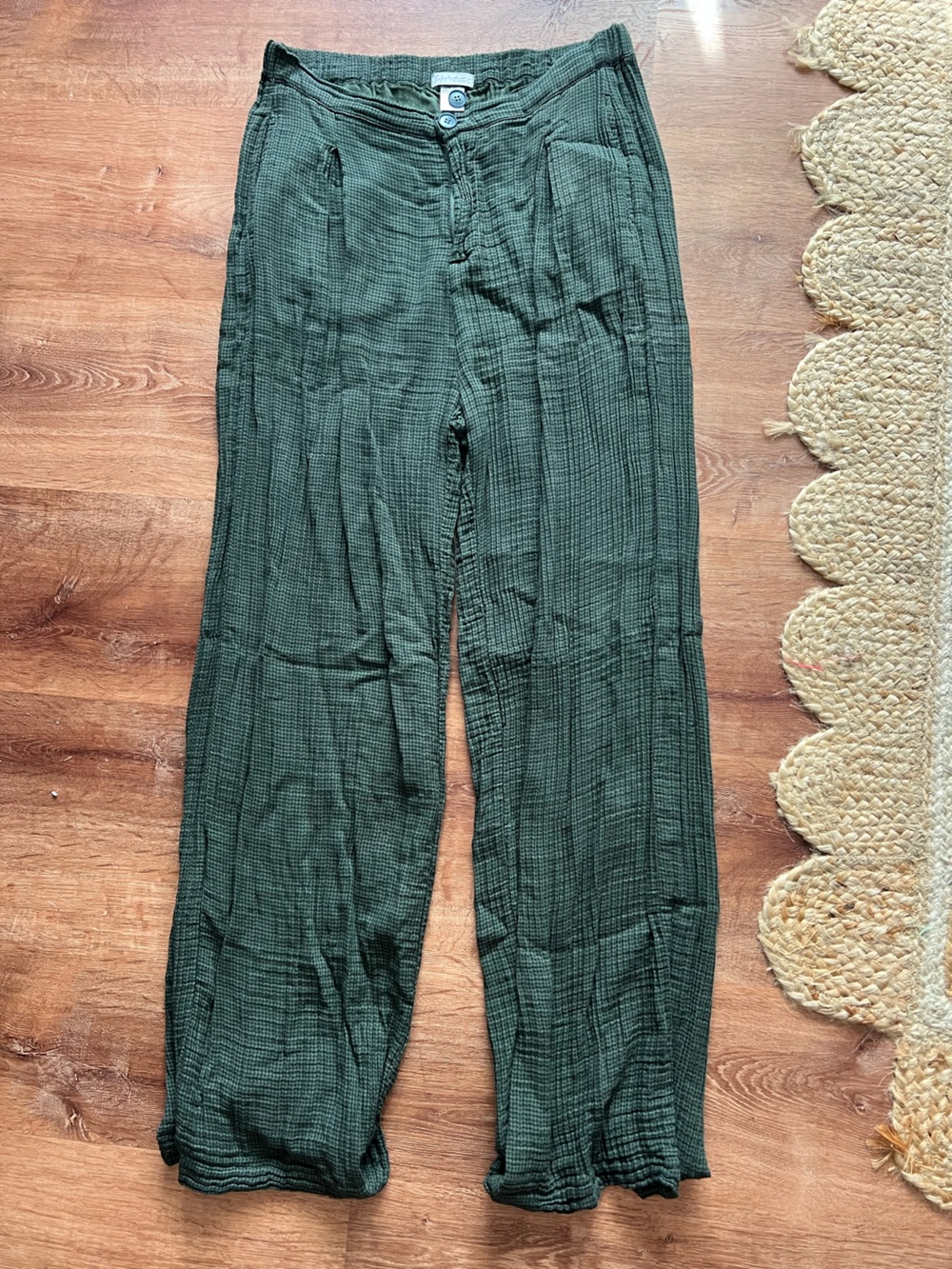 Free People X CP Shades 100% Cotton Pull on Pants Size Large RT $220